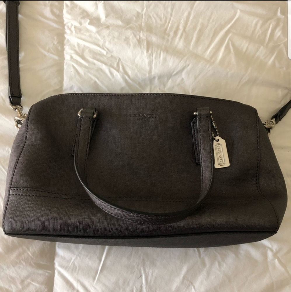 Graphite Gray Small Coach Purse